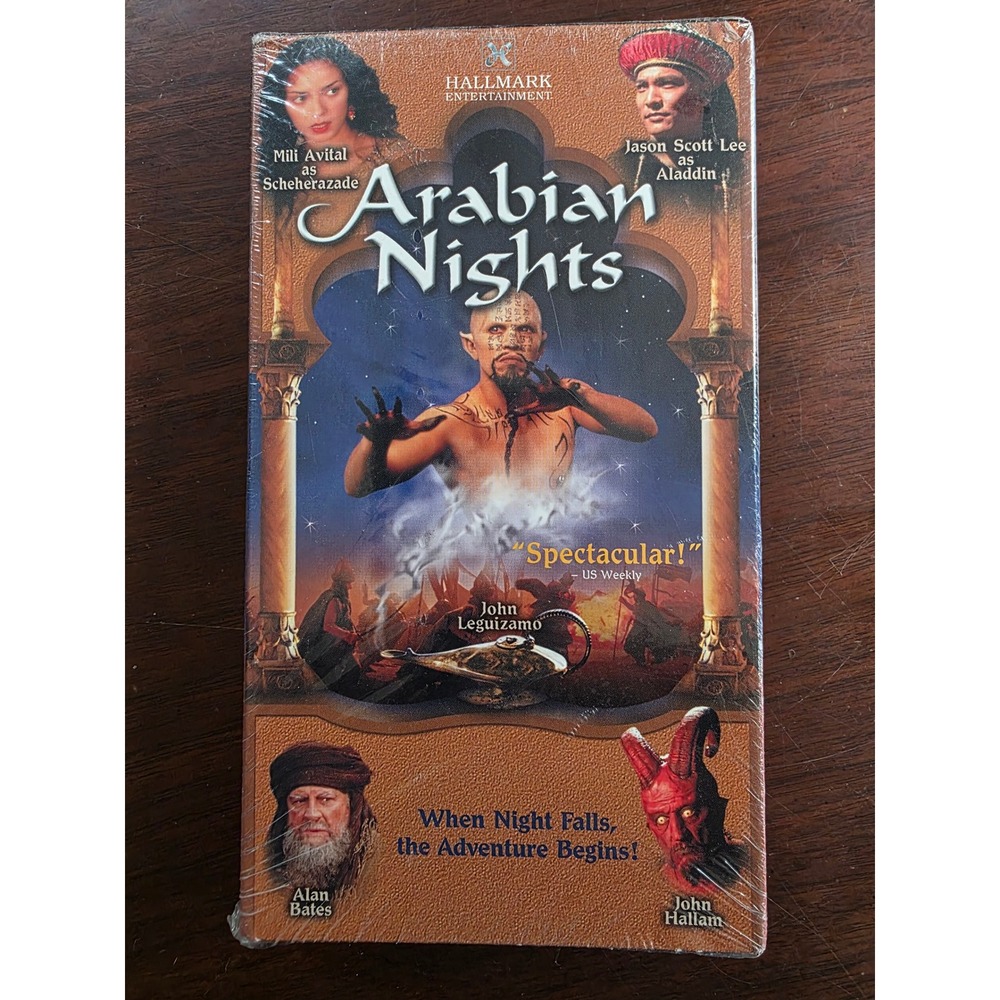 Arabian Nights VHS 2000 Hallmark Entertainment John Leguizamo New Sealed